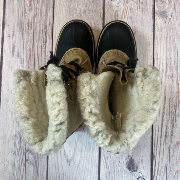 Sorrel Caribou Kaufman Mens 10 Made in Canada Waterproff Winter Snow Boots Wool - Picture 16 of 16